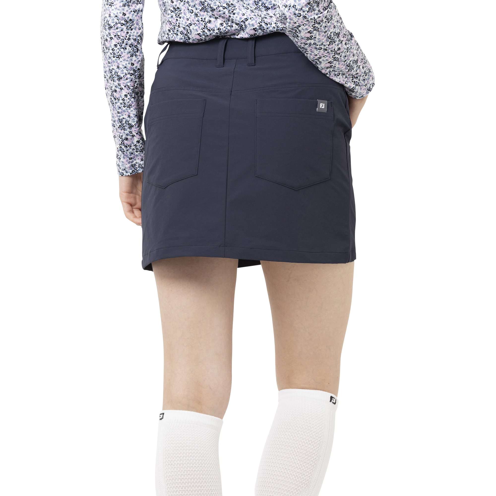 JP Wms Solid woven Skirt D.NV