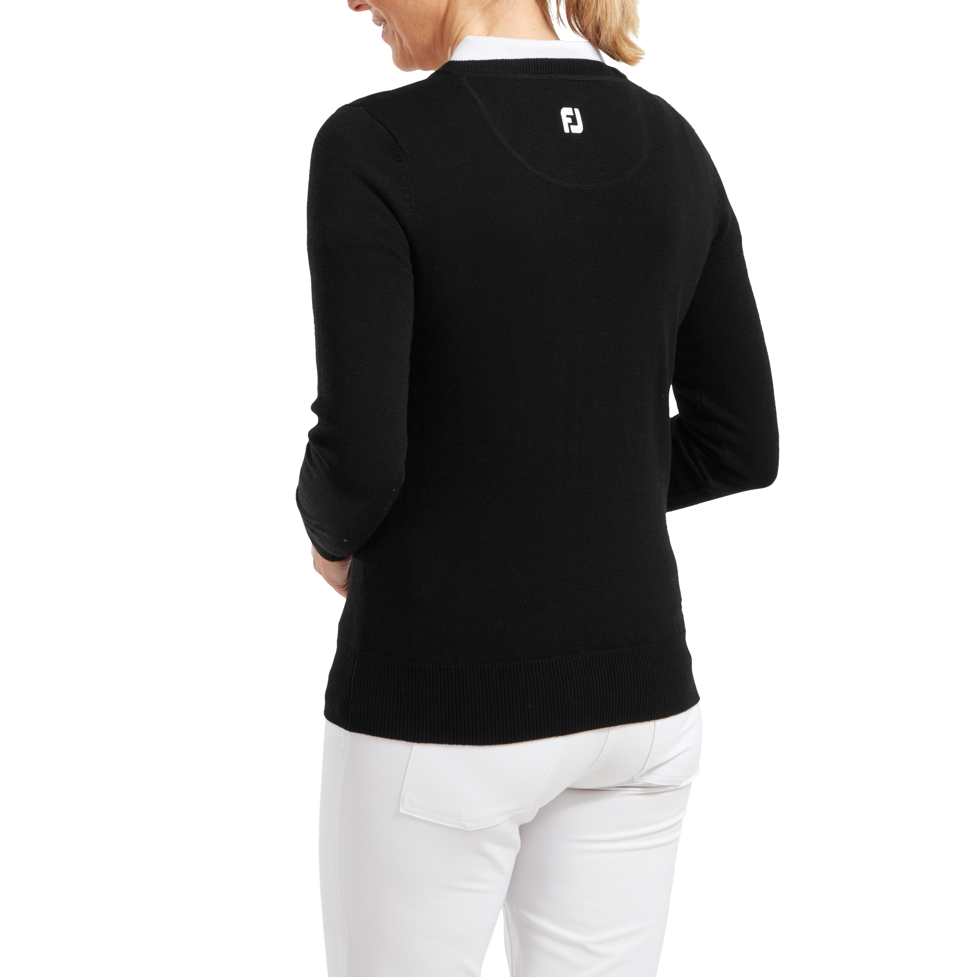 Wool Blend V-Neck Pullover Women
