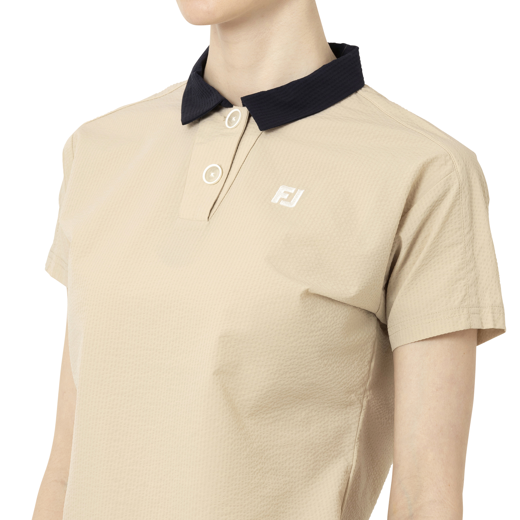 Short Sleeve Seersucker Shirts Women