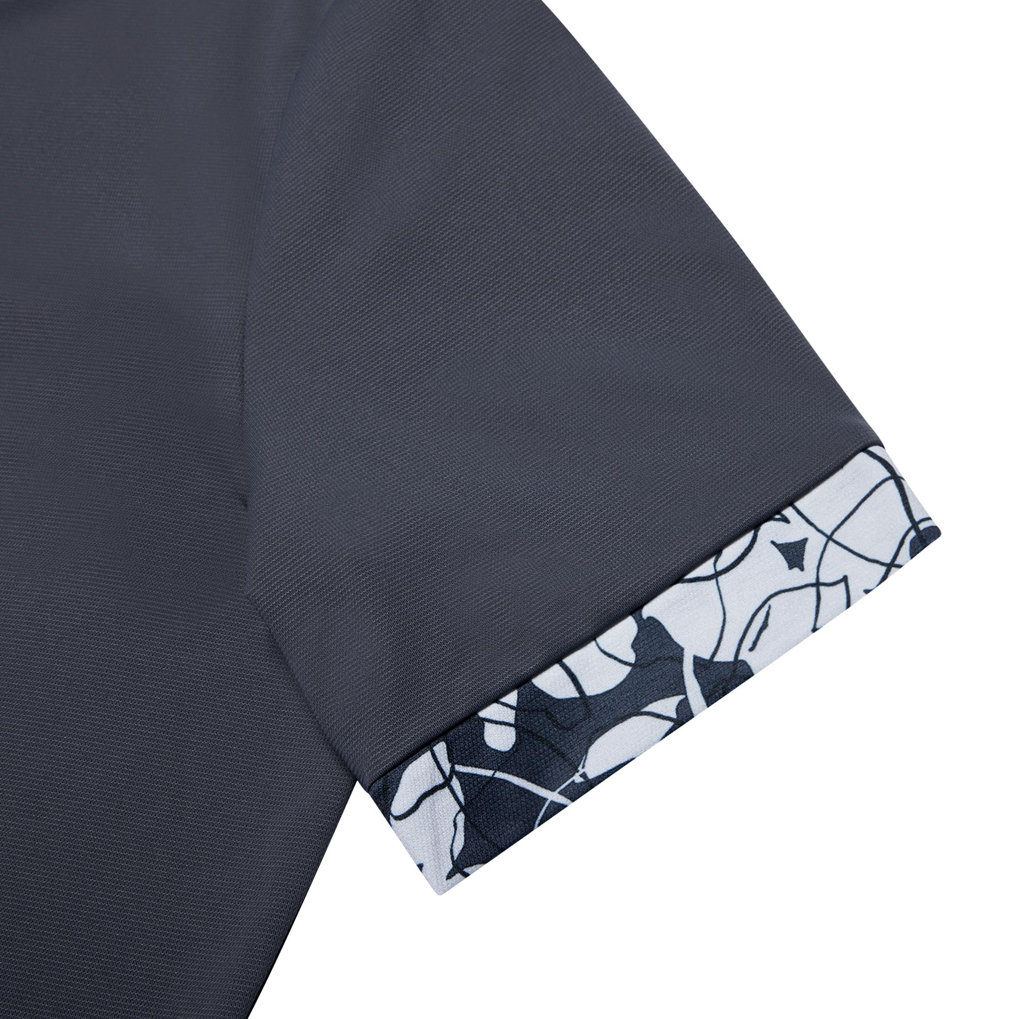 Sleeve Print Polo Women