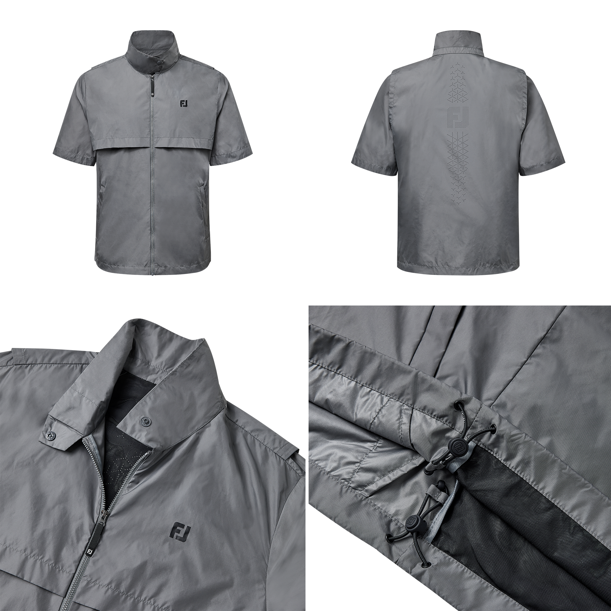 Short Sleeve Polo Jacket