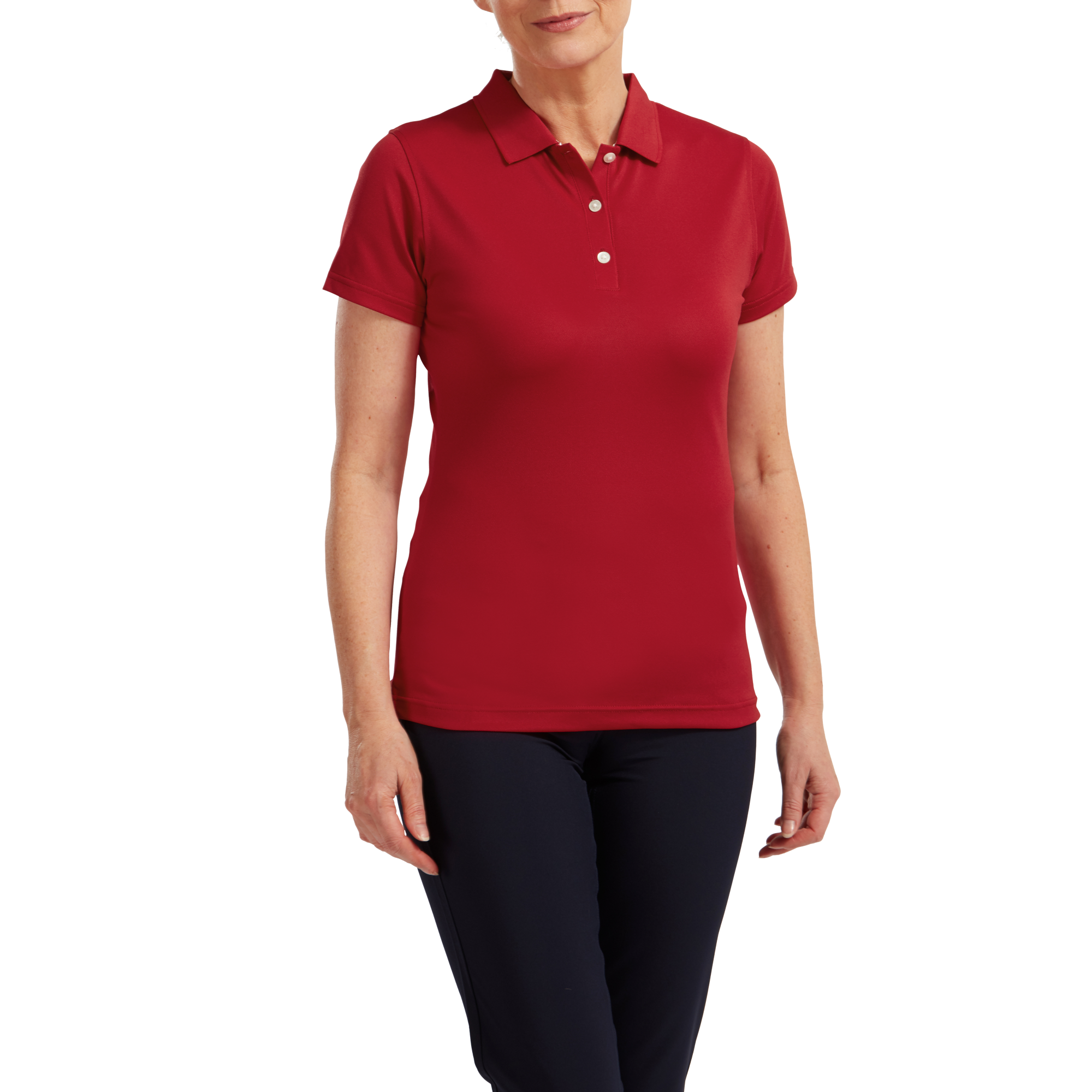 Stretch Pique Solid Women