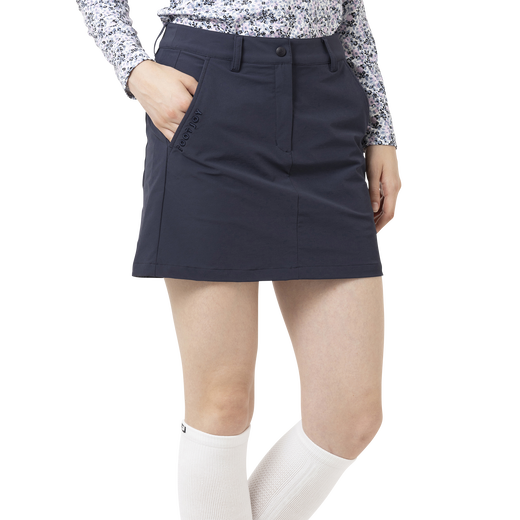 JP Wms Solid woven Skirt D.NV