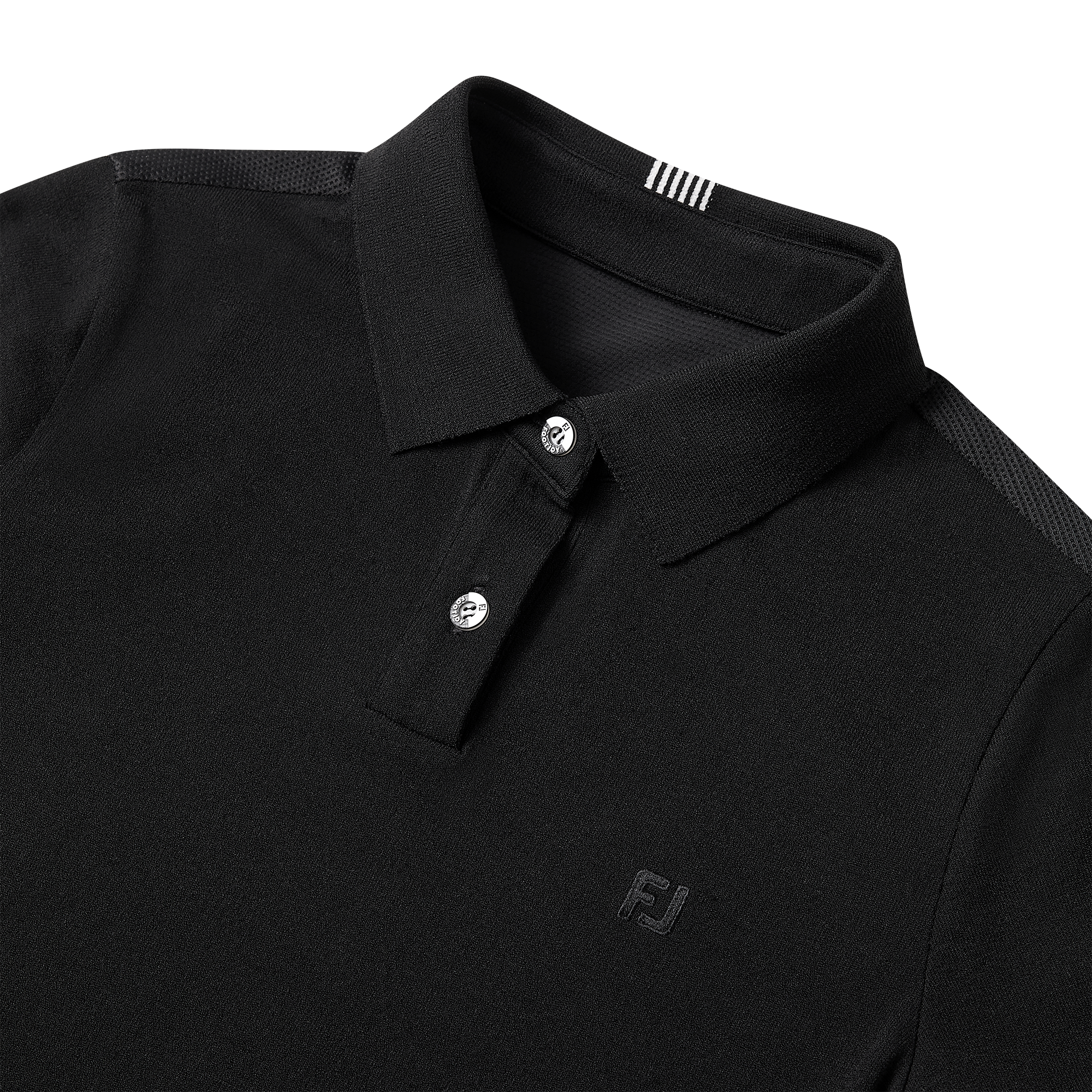 Stripe Logo Short Sleeve Polo Shirt Women