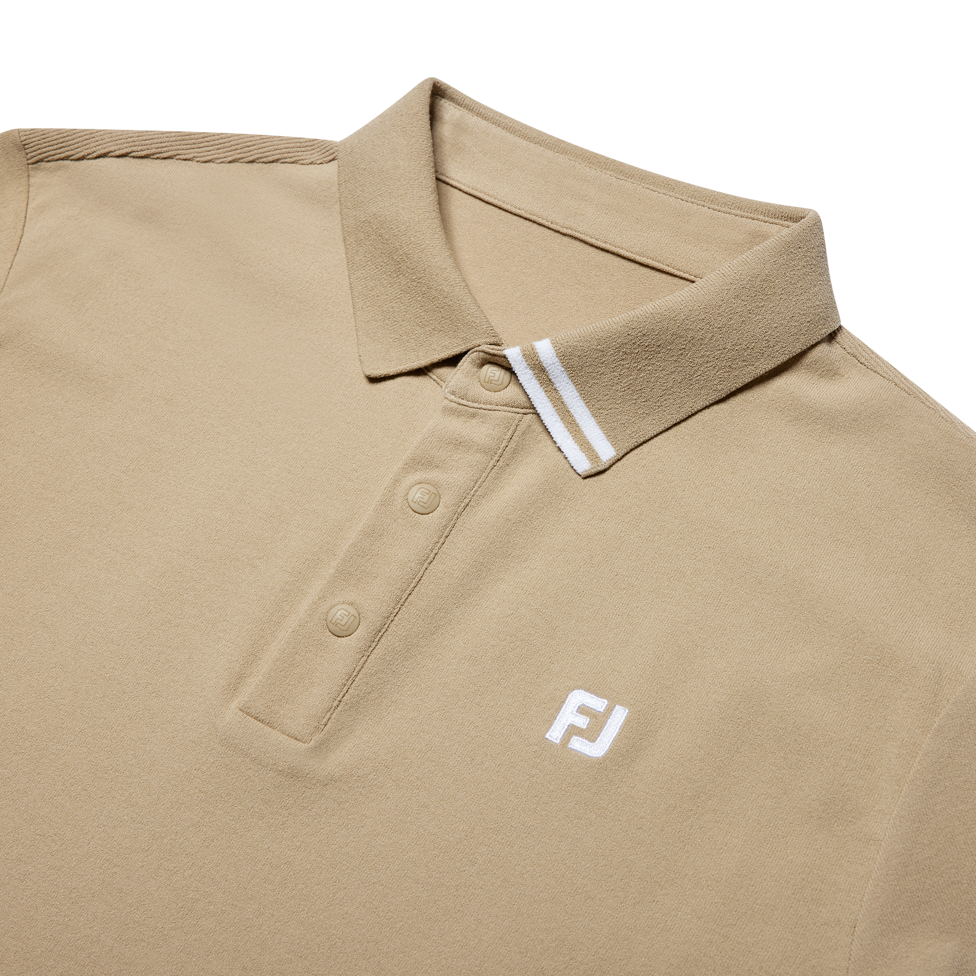 Contrast Sleeve Knit Polo Shirts