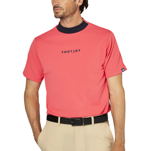 Short Sleeve Print Mock Shirts