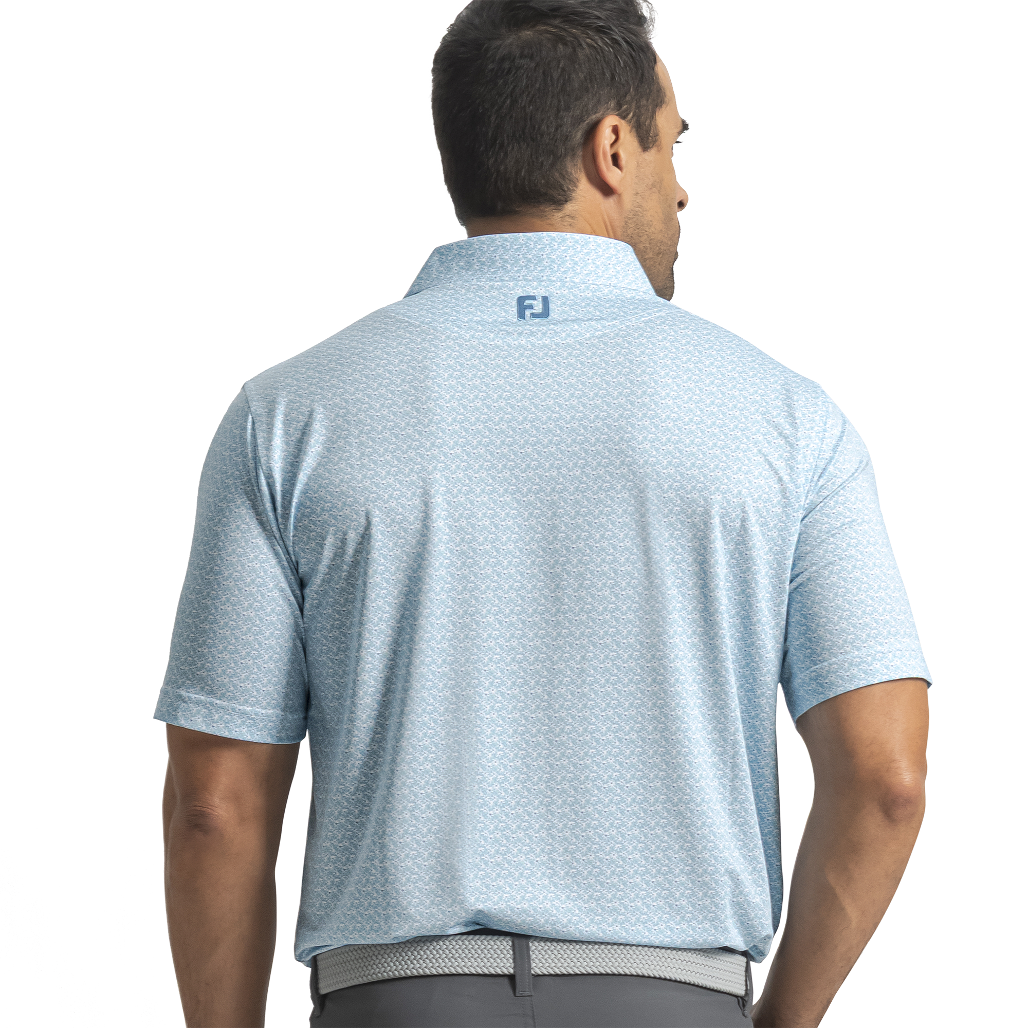 Floral Mark Lisle Self Collar