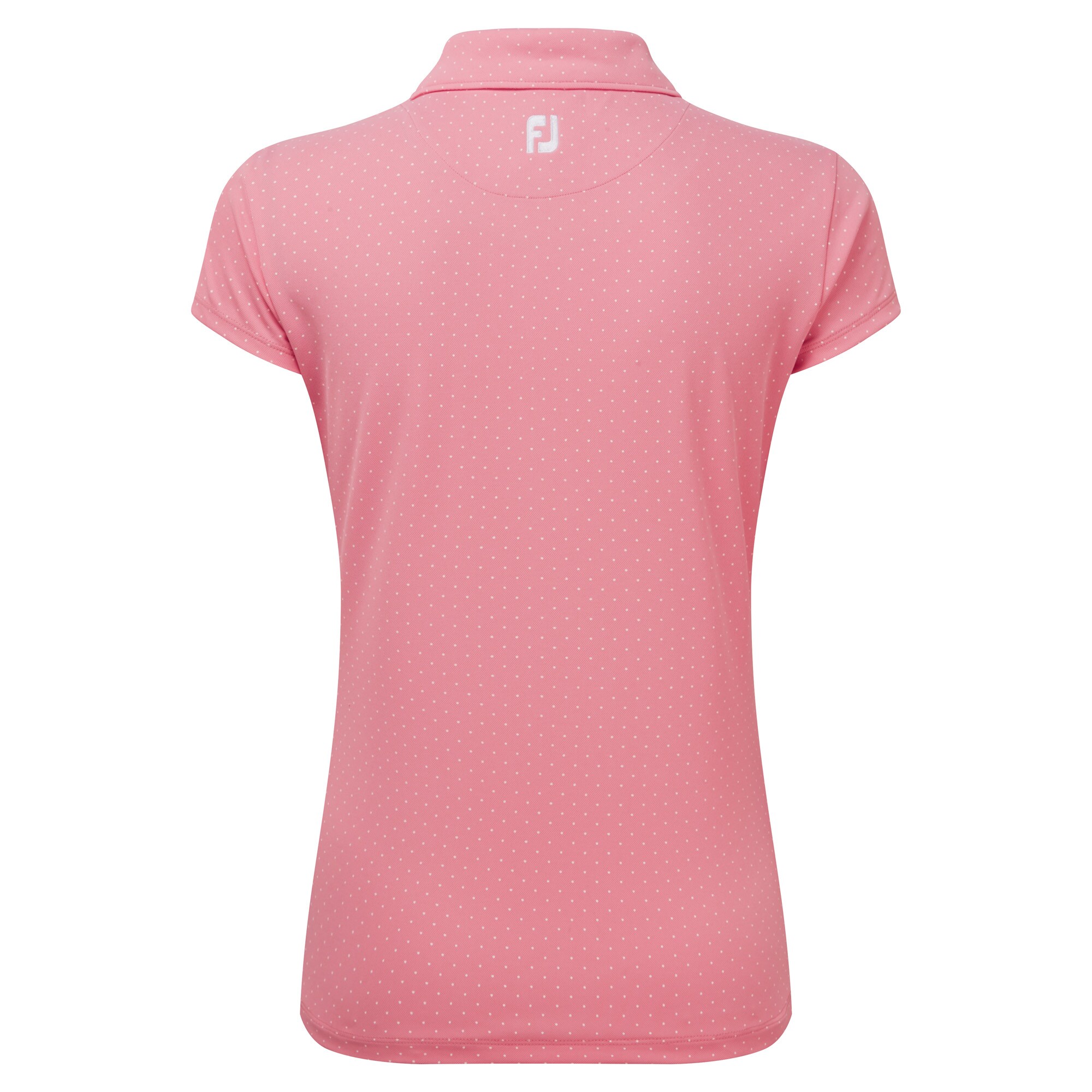 Printed Dot Smooth Pique Cap Sleeve Women-Previous Season Style