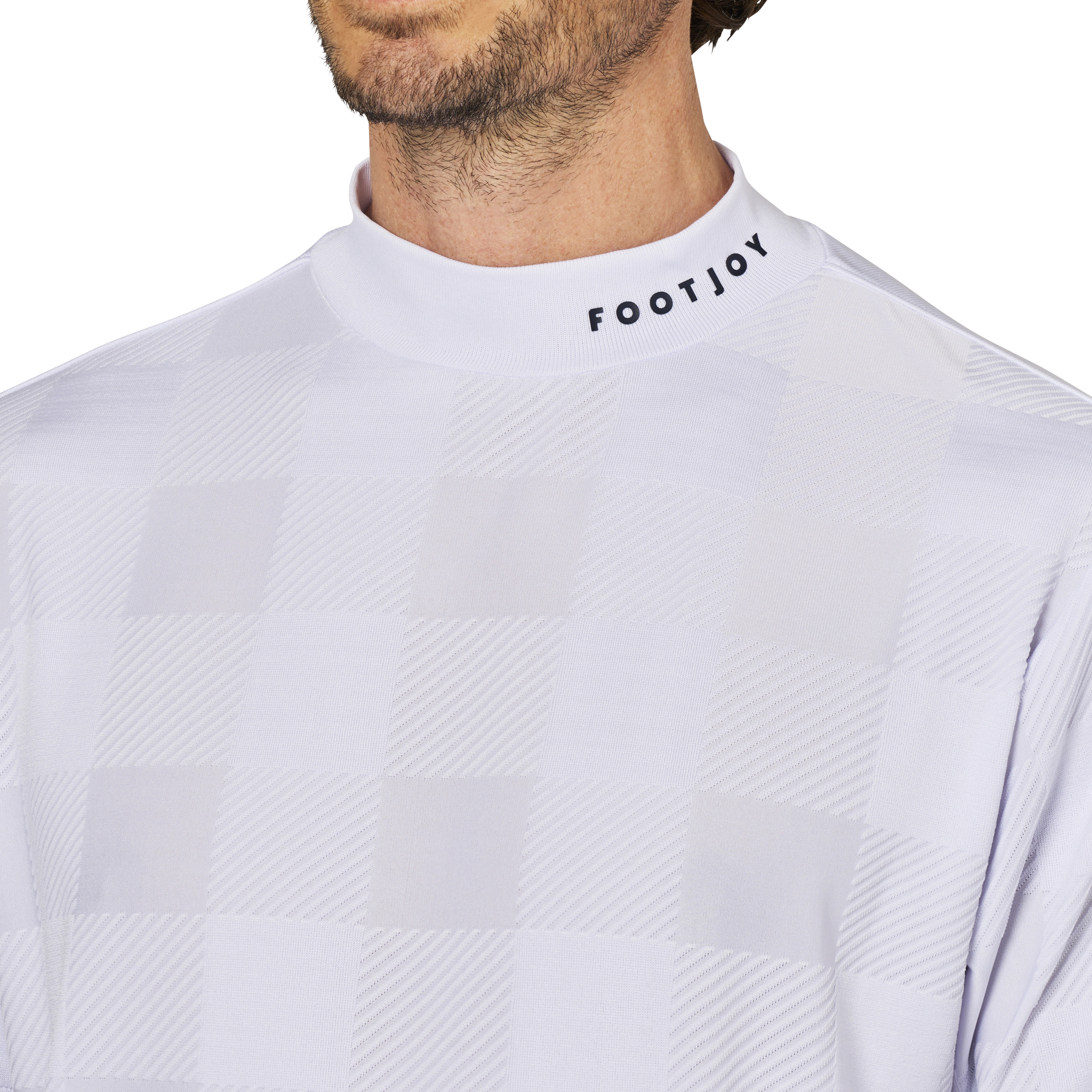 Short Sleeve Jacquard Mock Shirts