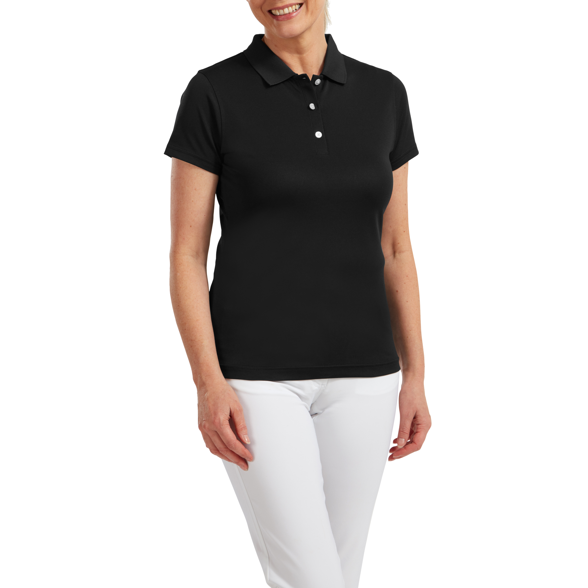 Stretch Pique Solid Women