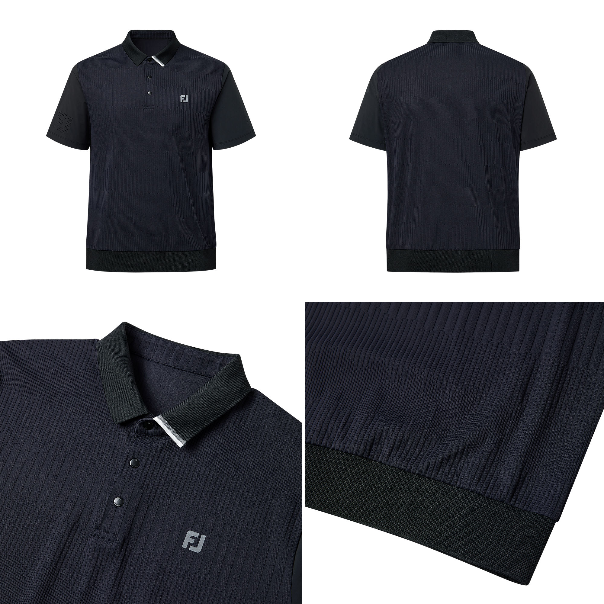 Performance Jacquard Hybrid Polo Shirt